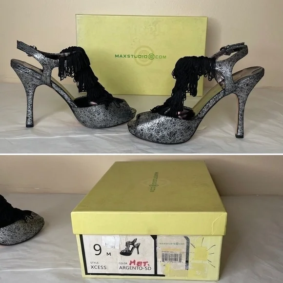 Max Studio Xcess Fringe Heels - Picture 8 of 16